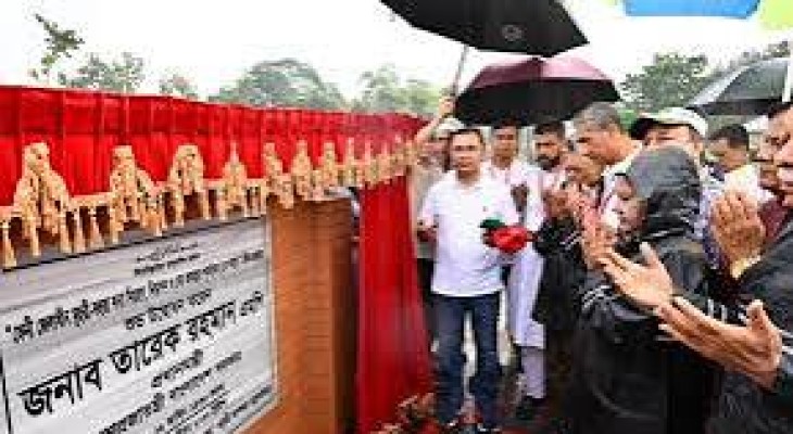 PM opens Tk1,542cr flood control, drainage, irrigation project in Feni 